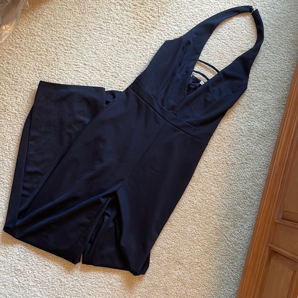 Women’s Black Halter Jumpsuit